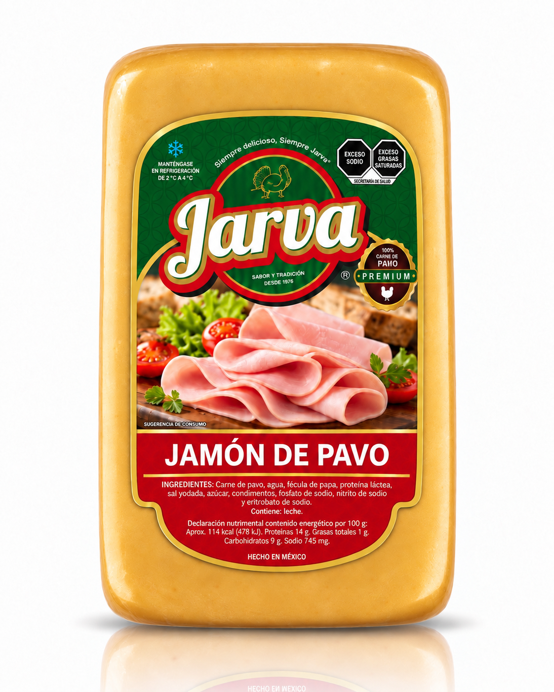 Jamón de Pavo JARVA, Presentación 1